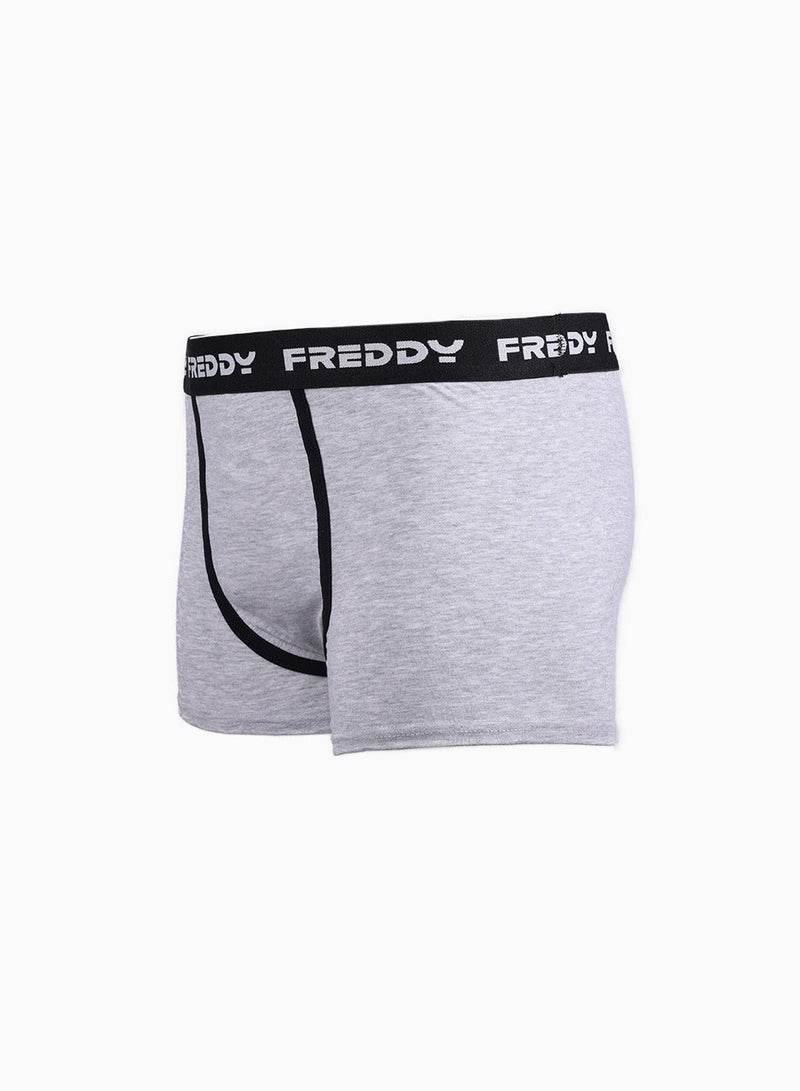 FREDDY Men’s Sports Boxers 3-Pack Grey | Comfortable Men’s Underwear, Breathable Boxer Shorts for Men - Image 4