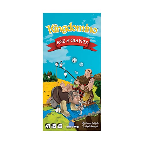 blue orange Strategy Board Game Extension for Kids, Teens and Family, Tabletop Game Nights, Ages 8 & Up, 2 to 5 Players, Kingdomino Age of Giants Expansion by Blue Orange Games - Image 1