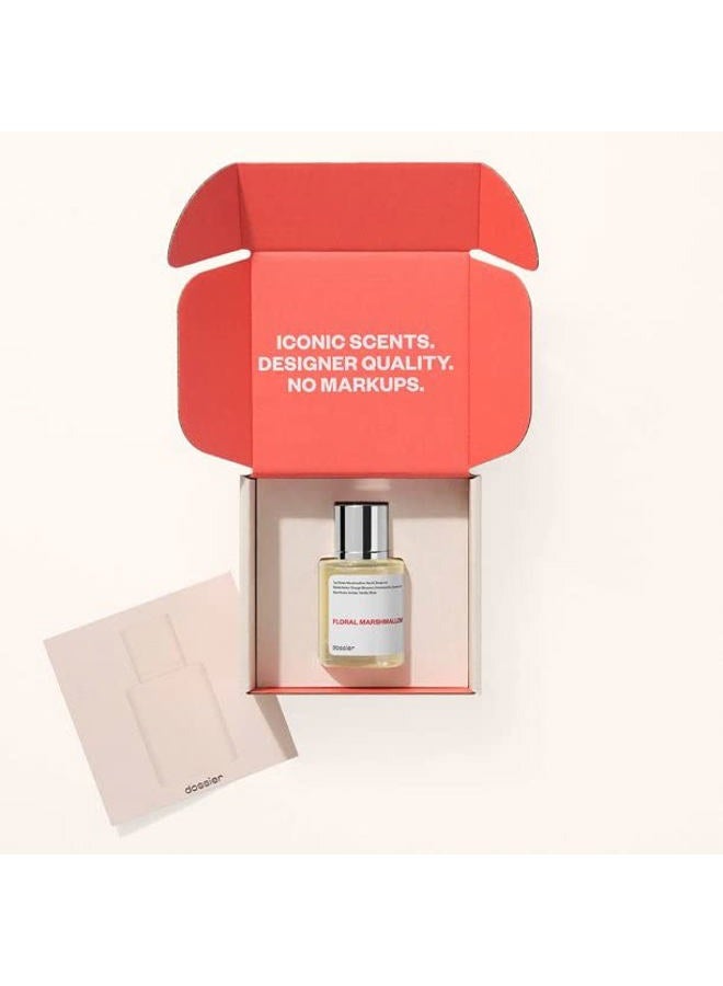 Dossier عطر - مارشميلو الزهور - مستوحى من عطر كيليان "لا تكن خجولاً" - عطر فاخر - نقي ومركب - خالي من البارابين - نباتي - أنثوي - للنساء - عطر 1.7 أونصة سائلة (بخاخ 50 مل) - Image 4