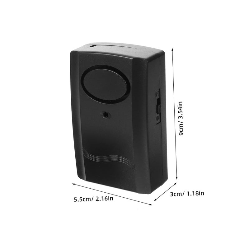 Vibration Sensor Theft Alarm System For Motorcycles Bikes Windows Easy Installation Durable Security Vehicles Home Protection Remote Control Black - Image 3