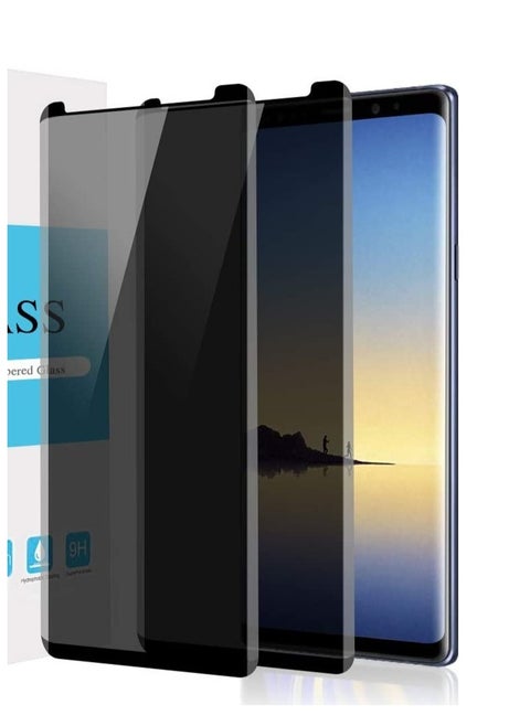(2 Pack)Privacy Screen protector compatible with Samsung Galaxy Note8 Screen Protector Tempered Glass [Anti-Glare][HD Full Coverage][Easy Installation][Scratch Resistant][9H Hardness]