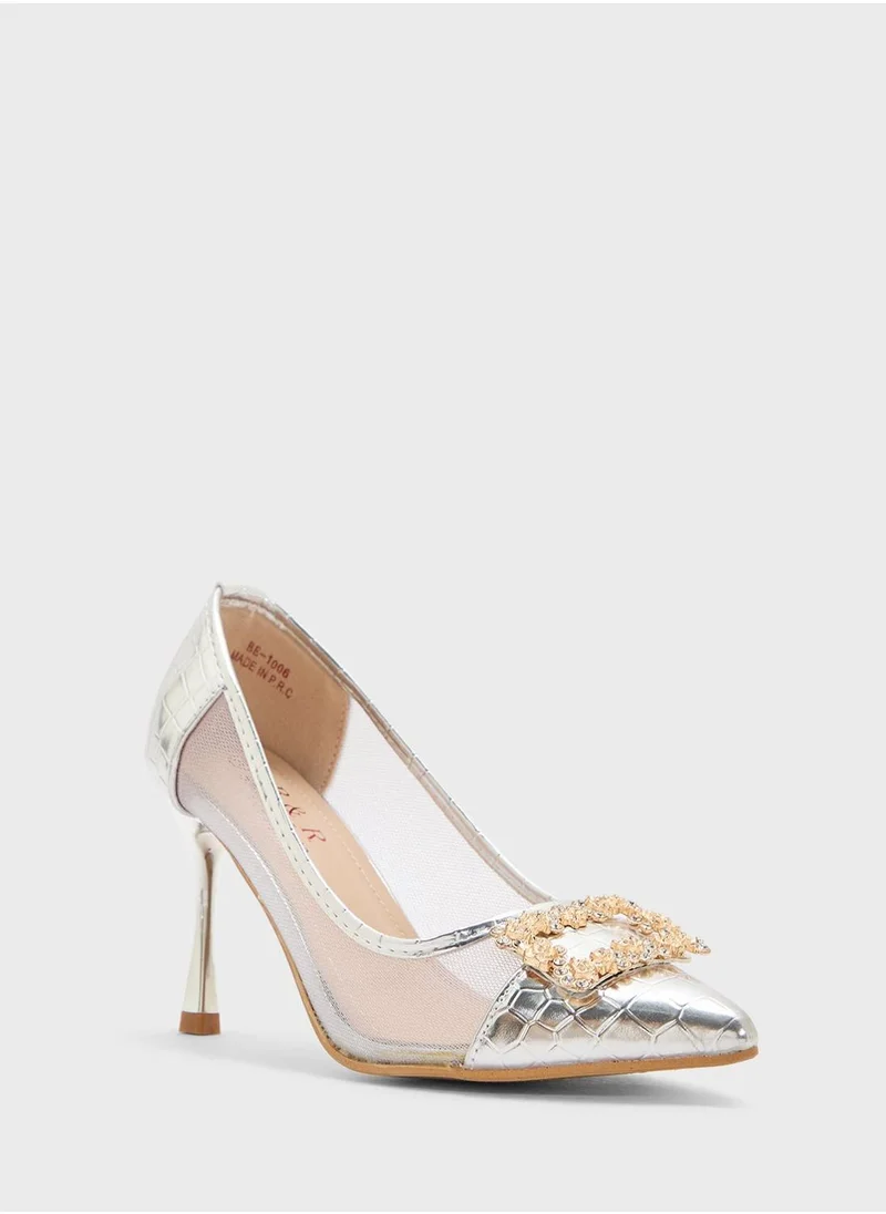 بي ار High Heel Pointed Pump