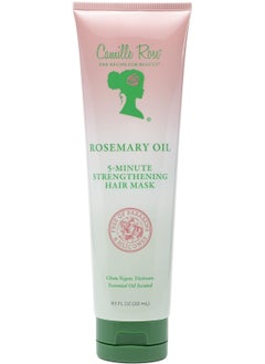 Camille Rose Camille Rose | Rosemary Oil 5 Minute Deep Strengthening Mask | Castor Oil, Peppermint & Rosemary Essential Oils to Encourage Hair Growth & Strengthen | Natural Deep Conditioner | 8.5 fl oz  - Image 1