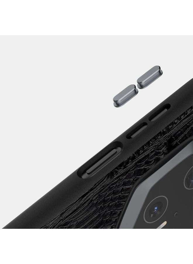 erorex Case For Huawei Mate 60 RS Ultimate ABEEL Beast Pattern 6D Micro-Embossed Genuine Leather Phone Case - Image 4