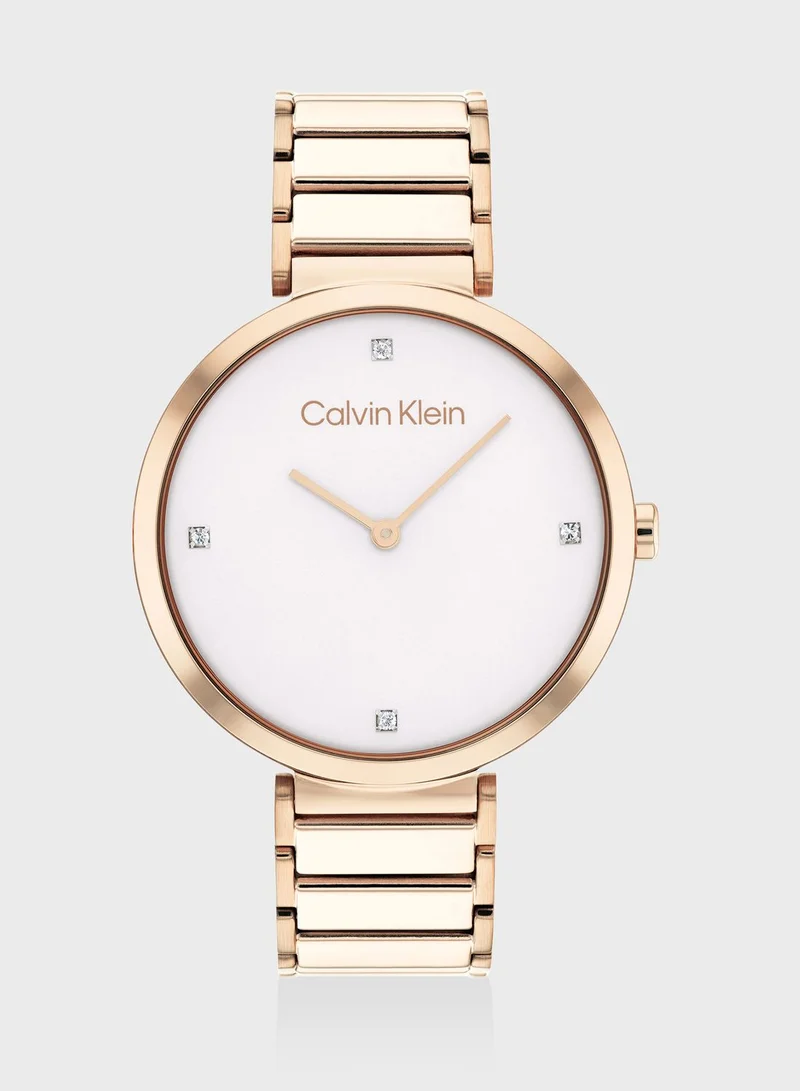 CALVIN KLEIN Minimalistic T Bar Analog Watch