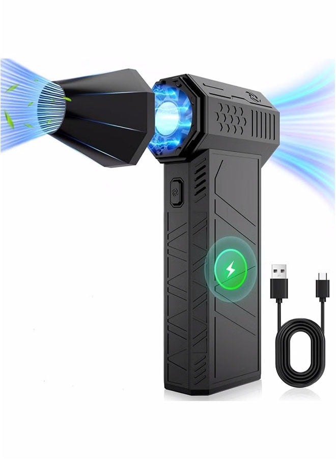 Air Blower Super, 130000 RPM Turbo Powered Jet Blower, Jet Dry Blower with Adjustable Speed, Portable Handheld Mini Blower Air Duster for Car, Cleaning, Camping, Outdoors - Image 1