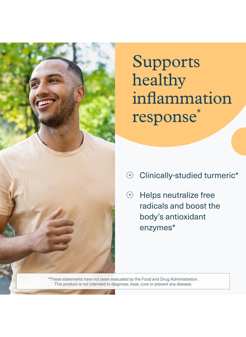 youtheory Turmeric Supports Healthy Inflammation Response 120 Tablets  - Image 4