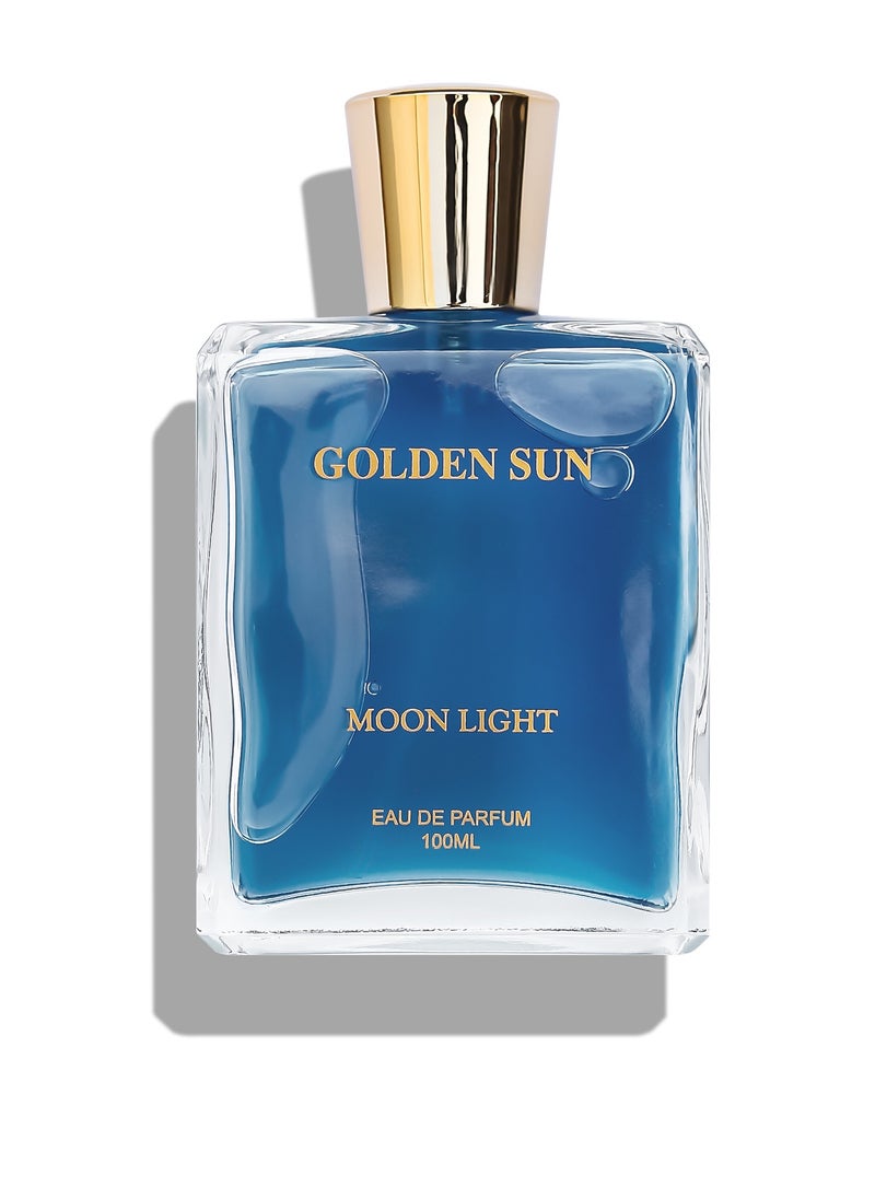 AMD Perfumes Golden Sun Moon Light By AMD Perfumes Men Fragrance EDP 100ml  - Image 1