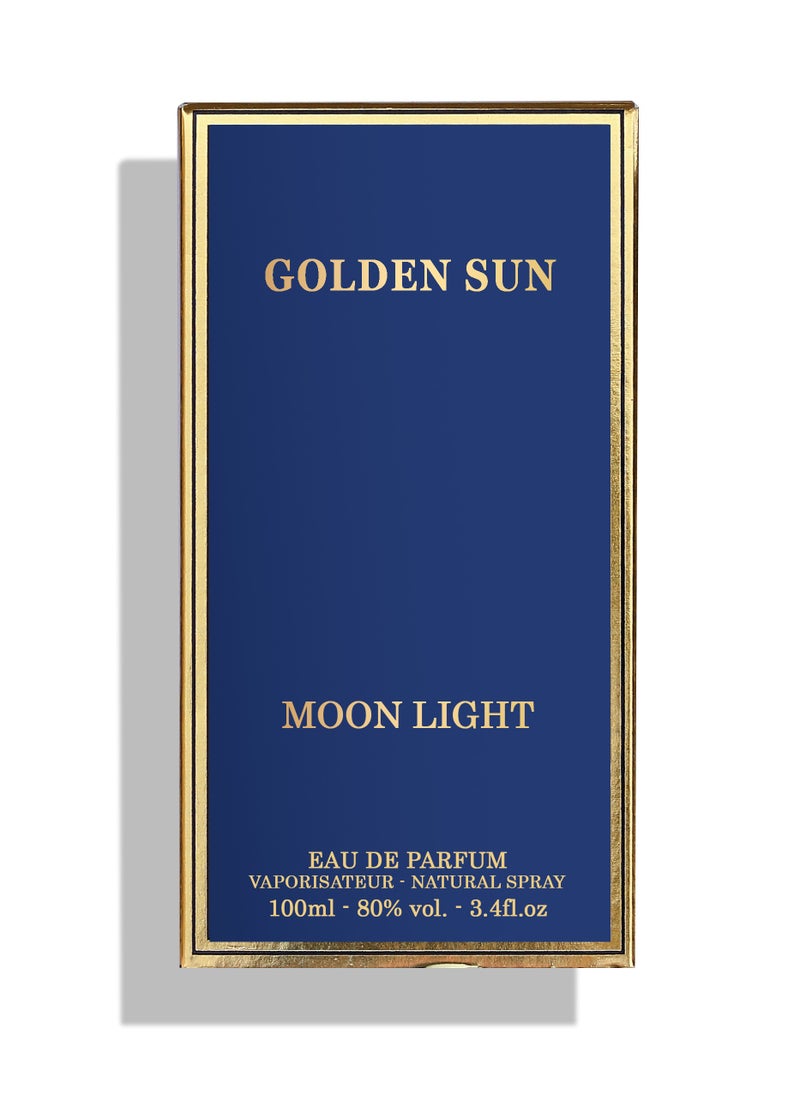 AMD Perfumes Golden Sun Moon Light By AMD Perfumes Men Fragrance EDP 100ml  - Image 4