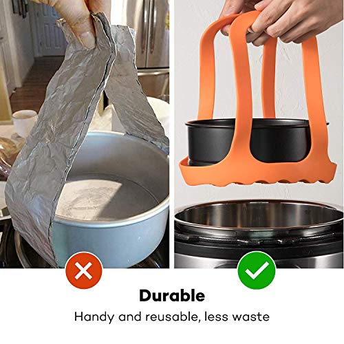 SiCheer Pressure Cooker Sling Silicone Bakeware Sling Compatible with Instant Pot 3 Qt, Compatible with Other Brand Multi-Function Cookers - Image 3