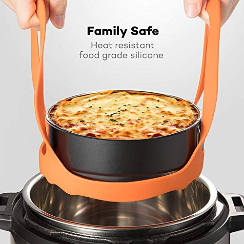 SiCheer Pressure Cooker Sling Silicone Bakeware Sling Compatible with Instant Pot 3 Qt, Compatible with Other Brand Multi-Function Cookers - Image 2
