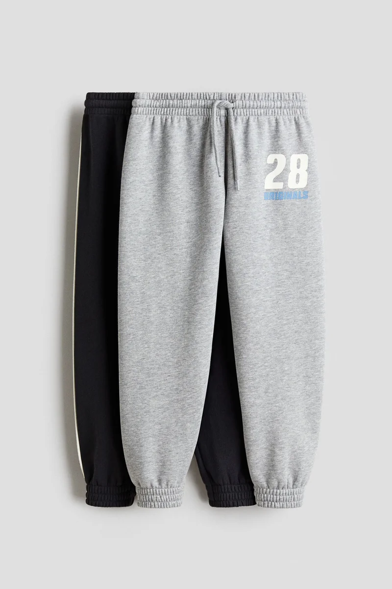 H&M 2-pack brushed-inside joggers
