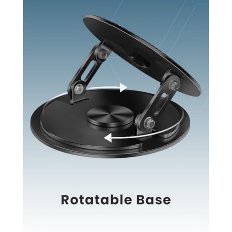 Helixmount Desktop Projector Stand: Aluminium Alloy, Black, Folding Adjustable Tilt for Home Office and Entertainment Use - Image 4