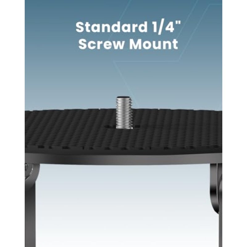 Helixmount Desktop Projector Stand: Aluminium Alloy, Black, Folding Adjustable Tilt for Home Office and Entertainment Use - Image 3
