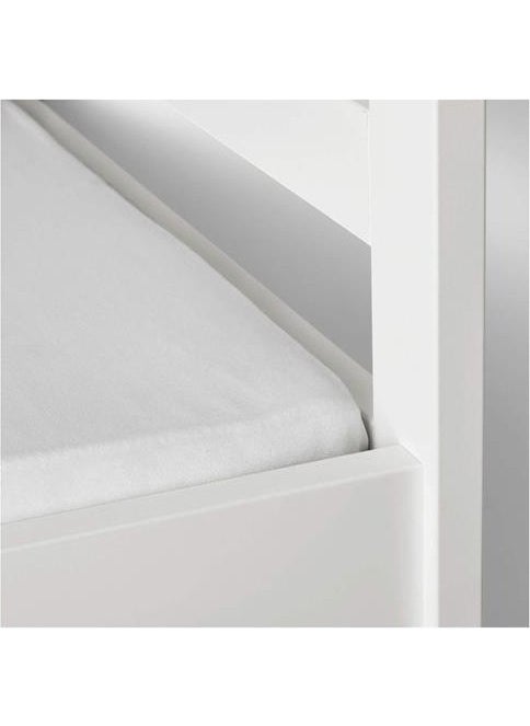 Cotenconcept 3 Pieces 40 x 80 + 10 cm Mother's Side Elastic Combed Fabric Baby Sheet  - Image 4