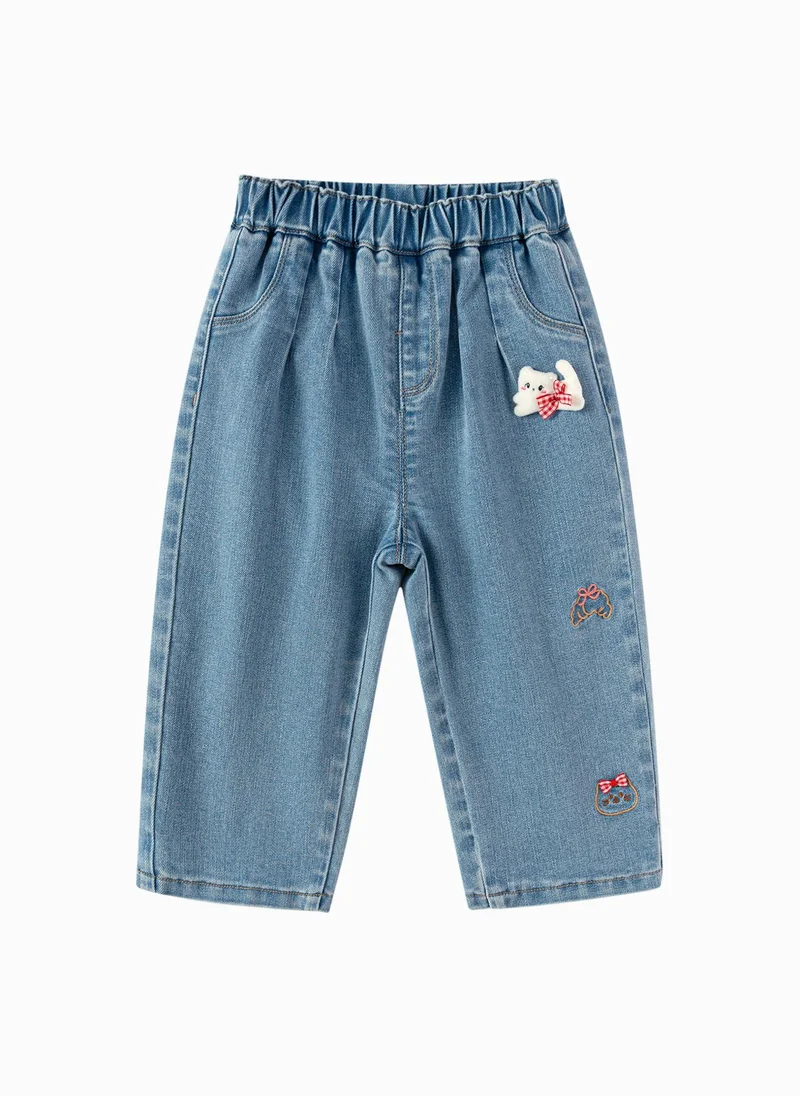 Balabala Toddler Girl Jeans