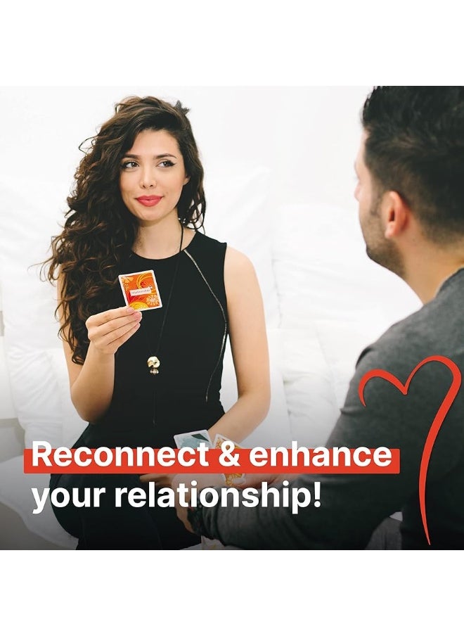 VNS Creations - VNS Creations Deeper Connections - 200 Couples Conversation Cards - Build Strong Relationships and Deeper Intimacy - Couples Card Games for Adults - Couple Games for Date Night - Games for Couples - Image 1