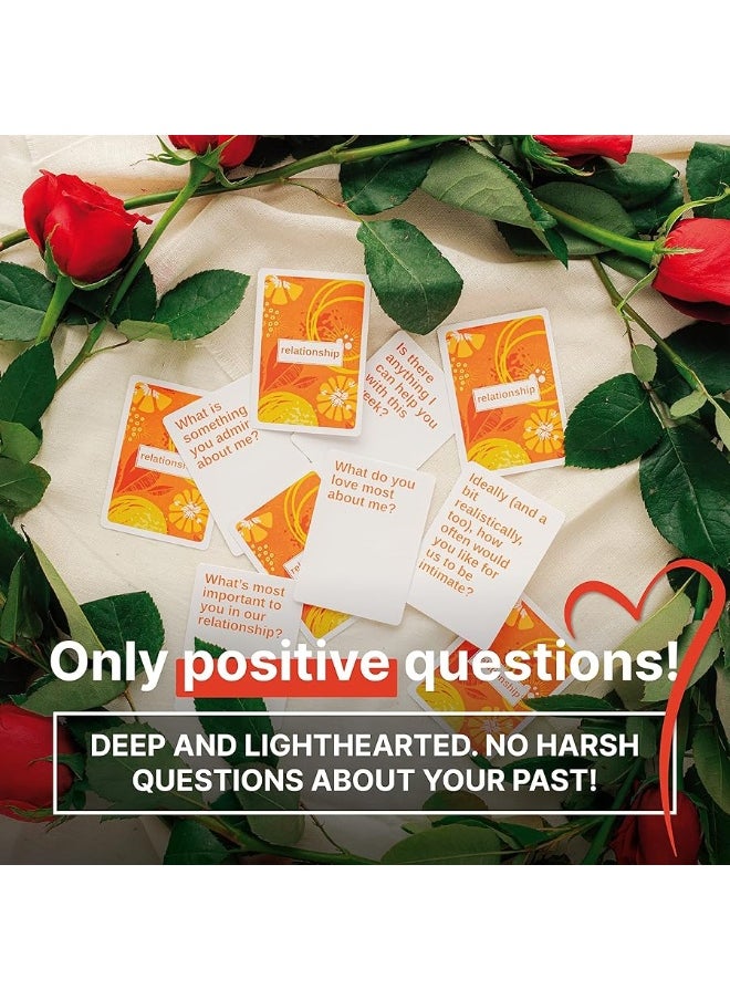 VNS Creations - VNS Creations Deeper Connections - 200 Couples Conversation Cards - Build Strong Relationships and Deeper Intimacy - Couples Card Games for Adults - Couple Games for Date Night - Games for Couples - Image 1