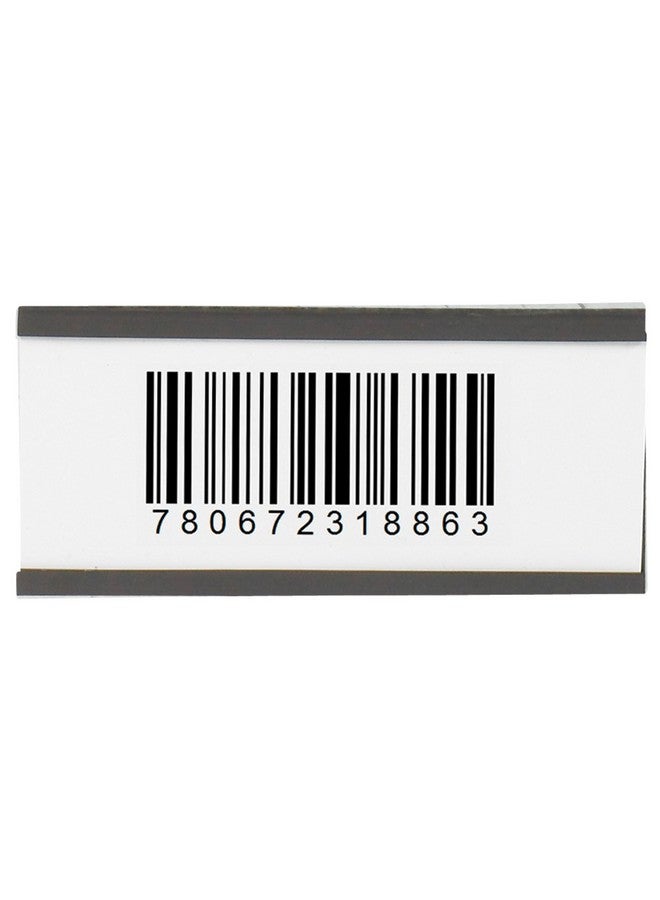 أفيديتي حامل ملصقات مغناطيسي مقاس 2 × 4 بوصة مع حشوات ورقية لوضع العلامات على الأسطح المعدنية (25 عبوة) باللون الأسود - Image 1