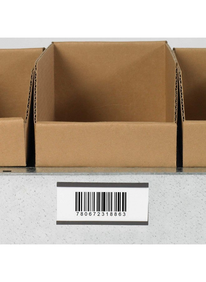 أفيديتي حامل ملصقات مغناطيسي مقاس 2 × 4 بوصة مع حشوات ورقية لوضع العلامات على الأسطح المعدنية (25 عبوة) باللون الأسود - Image 3