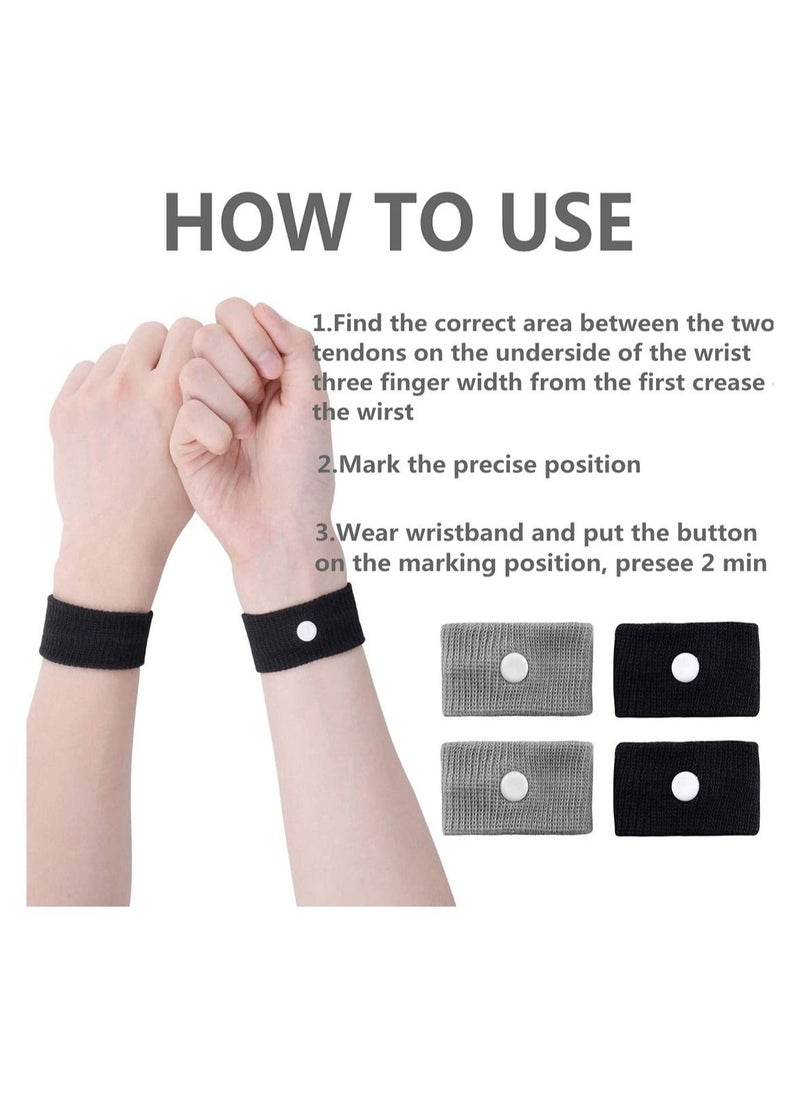 SYOSI - Relief Band Travel Wristbands Motion Sickness Anti Nausea Wrist Bands Bracelet for Morning Sea Car Adults and Children - Image 1