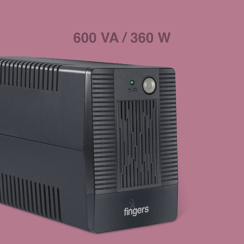 FINGERS FR-630 مزود الطاقة UPS سريع الشحن (600 VA / 360 W) - Image 3