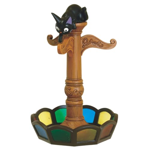 Studio Ghibli Kikis Delivery Service Jiji Stained Glass Accessory Tree Benelic Statue - Image 1