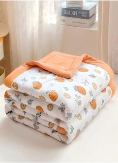 Beautiful Class A pure cotton summer quilt air conditioning quilt summer cool quilt 100% pure cotton thin quilt single double student thin quilt  - Image 1