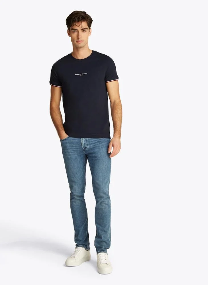 TOMMY HILFIGER Slim Jersey Tipped T-Shirt