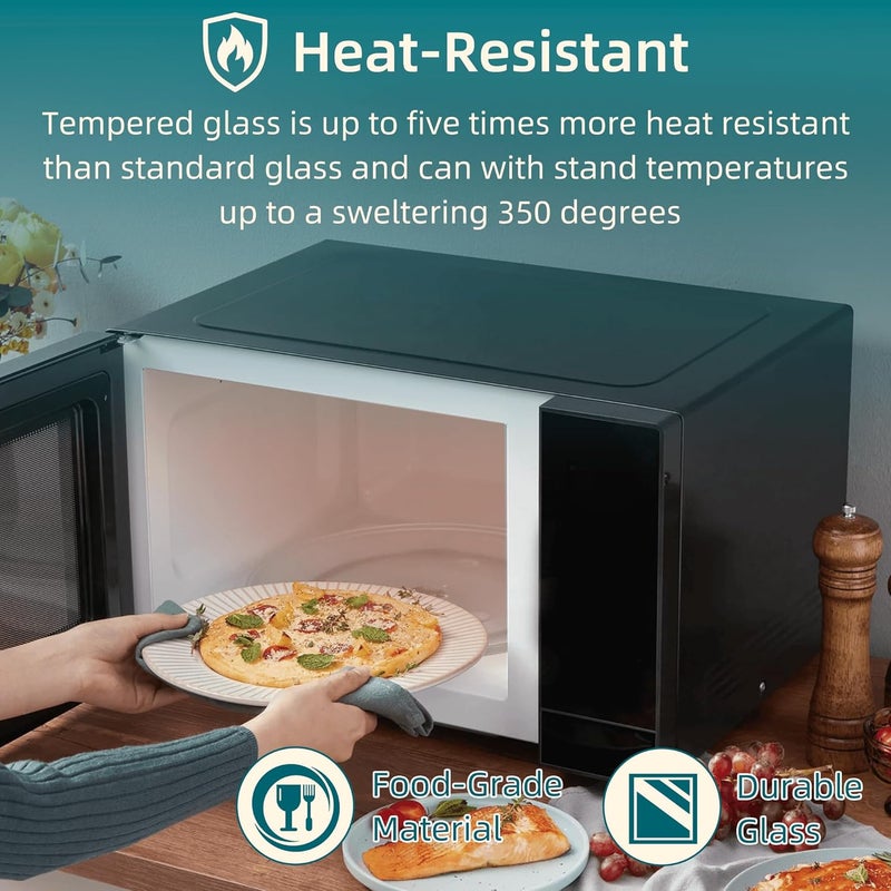 Fetechmate 16 1/2 inch Microwave Glass Plate Replacement for Glass Turntable F06014M00AP Compatible with G-E WB48X29704 Microwave Turntable Plate Replace A06014M00AP WB48X10046 5304519348 by - Image 4