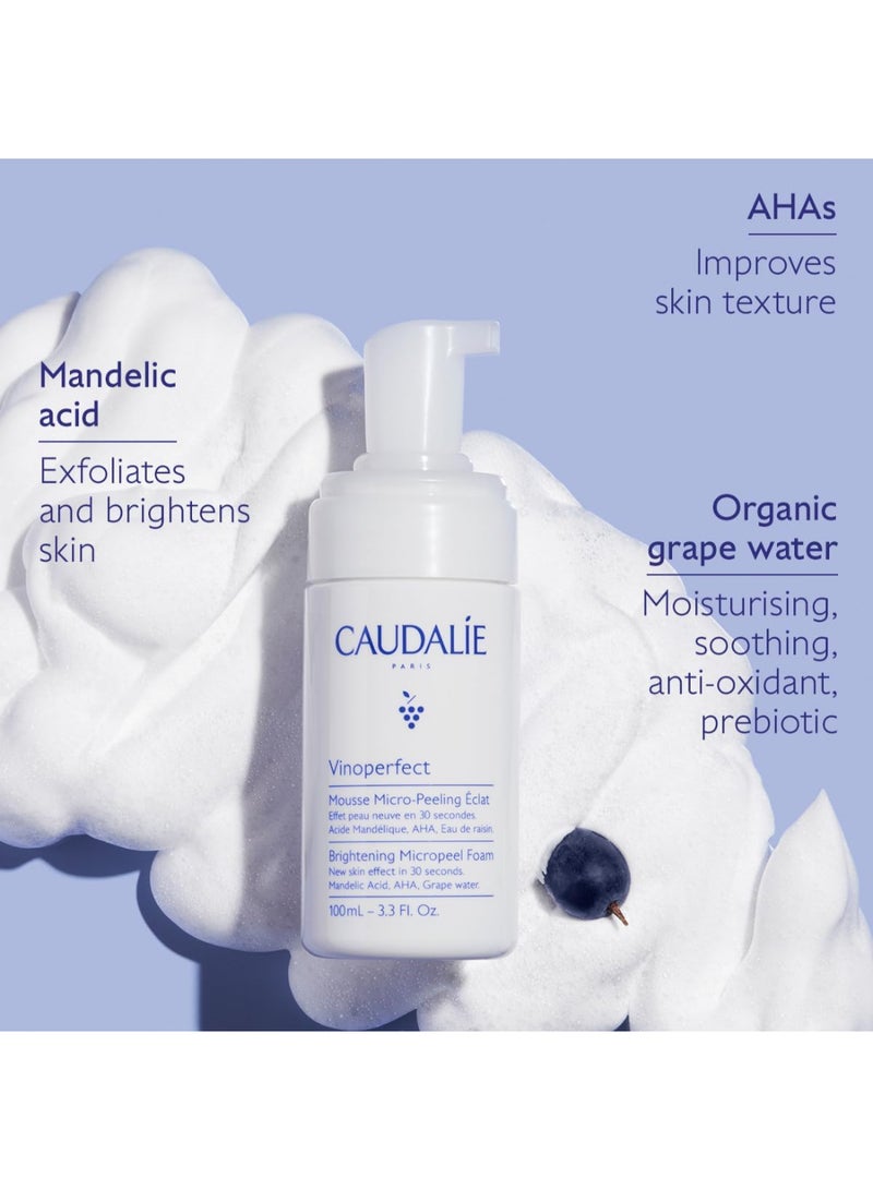 CAUDALIE رغوة تقشير دقيقة مضيئة فينوبيرفكت - 100 مل - Image 3