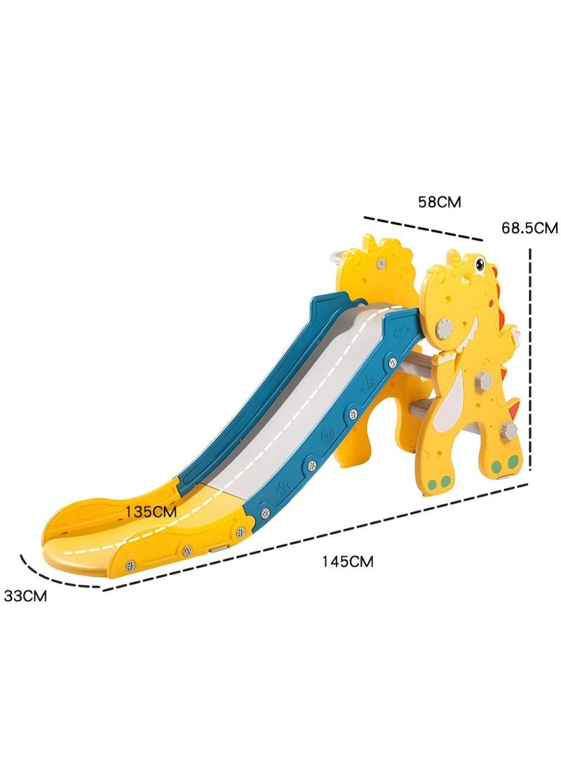 Toddler Slide for Kids Age 2 3 4 5 6 7 8 9，Loverly baby slide and Ball Rack for kids outdoor Indoor 3-10 Year Old，Home Kids Slide for Boys and Girls（E1）  - Image 2