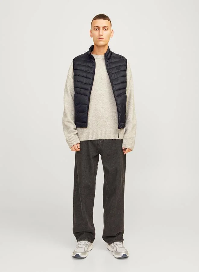 JACK & JONES Sleeveless Full Zip Puffer Gilet