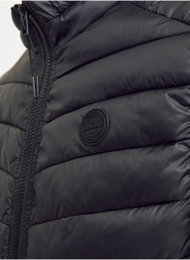 JACK & JONES Sleeveless Full Zip Puffer Gilet