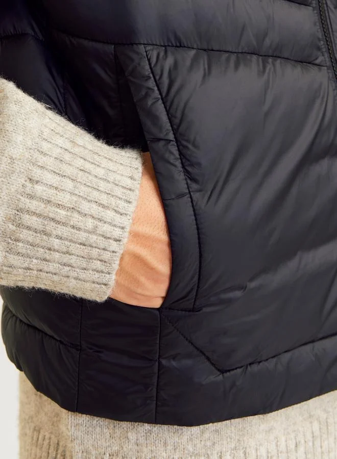 JACK & JONES Sleeveless Full Zip Puffer Gilet