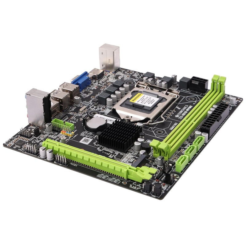 ZEBRONICS لوحة أم Z310 NVMe Micro-ATX لمقبس LGA 1151، تدعم معالجات إنتل من الجيل 6 و 7 و 8 و 9، فتحة NVMe M.2، صوت 5.1، DDR4 2666 ميجاهرتز، منافذ (RJ45 | SATA | USB 3.0 | HDMI) - Image 2