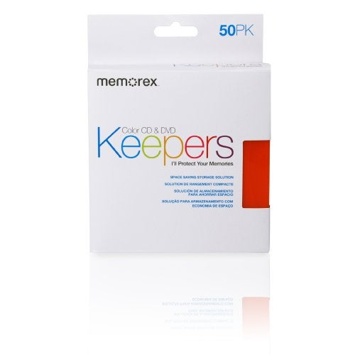 Memorex CD/DVD Keepers - Plastic Sleeves - 50 Pack - Image 5