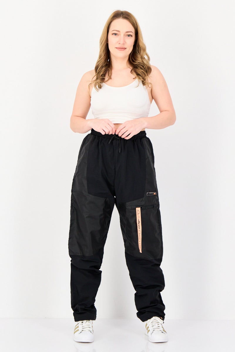 Ellesse Women Sportswear Fit Brand Logo Outdoor Sweatpants, Black  - Image 4