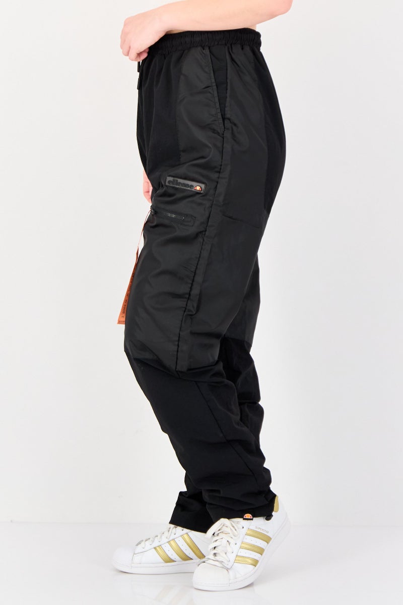 Ellesse Women Sportswear Fit Brand Logo Outdoor Sweatpants, Black - Image 4