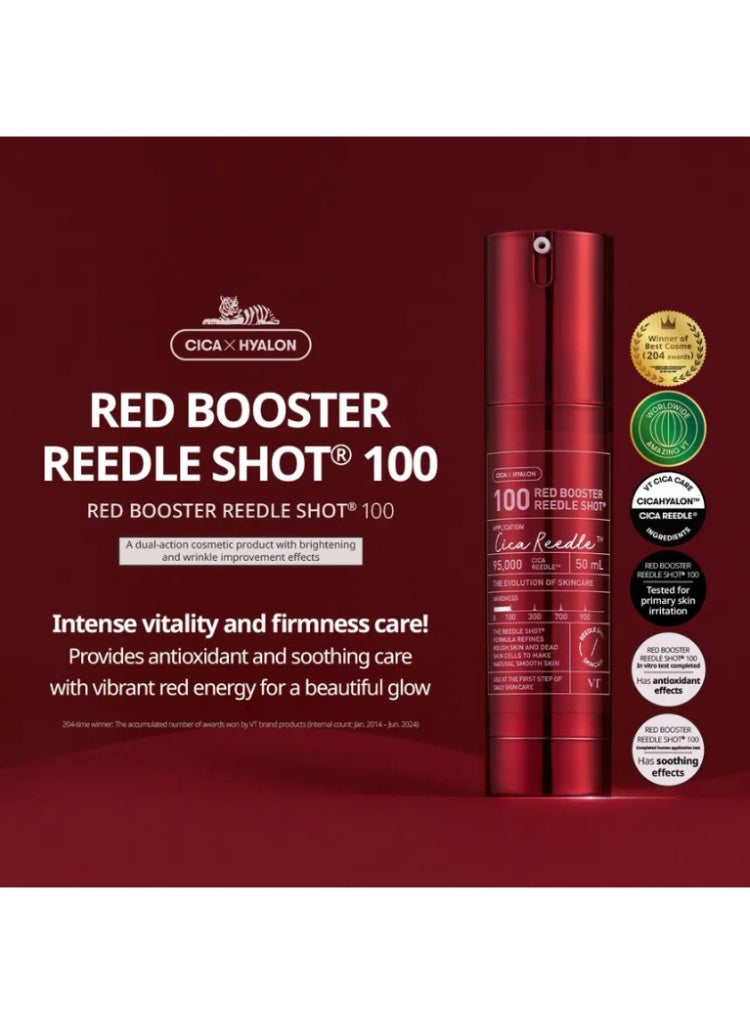 في تي كوزمتيكس في تي كوزمتكس ريد بوستر ريدل شوت 100 لامتصاص عميق وتجديد البشرة - Image 2