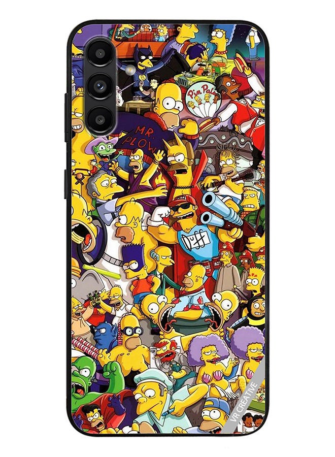 VR CREATIVE Protective Case Cover For Samsung Galaxy A13 5G Simpsons Design Multicolour - Image 1
