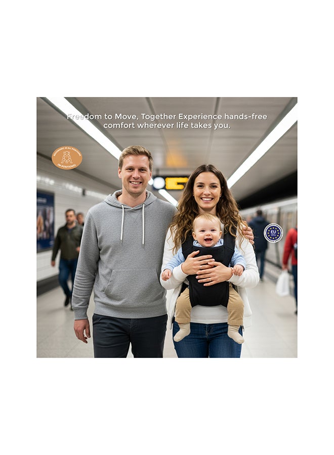 نيوبريز حامل أطفال قابل للتحويل  في  من زافي للمواليد حتى الأطفال الصغار، مريح وناعم مع دعم للرأس وغطاء خصوصية قابل للفصل ومريقات، خفيف الوزن، قابل للتعديل، - كجم - Image 4