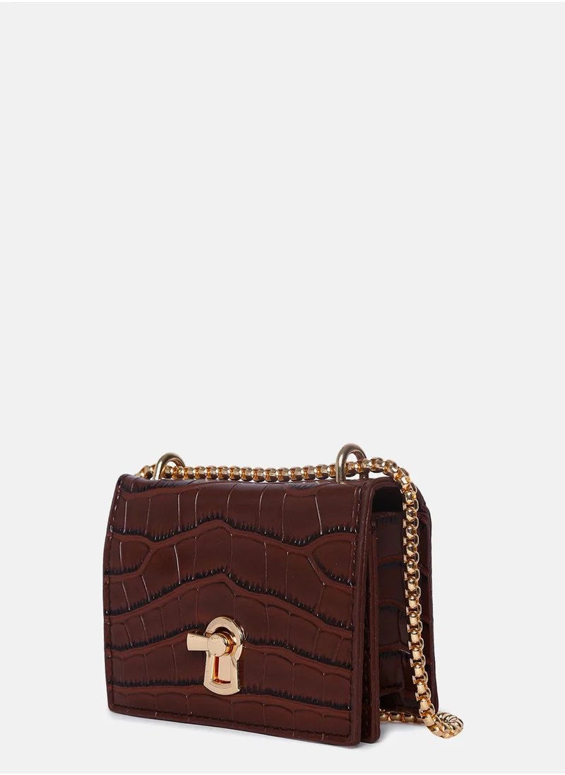 Haute Sauce Brown Beauty Cross Body Bag