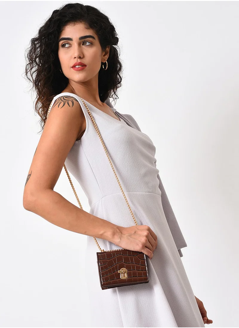Haute Sauce Brown Beauty Cross Body Bag