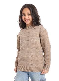Caesar Girls wool pullover with multi design  - Image 4