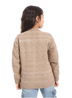 Caesar Girls wool pullover with multi design  - Image 5