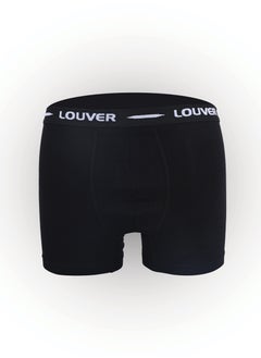 ماركة غير محددة سراويل داخلية وملابس داخلية من LOUVER مكونة من 6 قطع للرجال ، ملابس داخلية بوكسر من القطن المرن قابلة للتهوية ومقاومة للرطوبة ، مقاس حديث منخفض الارتفاع  - Image 2