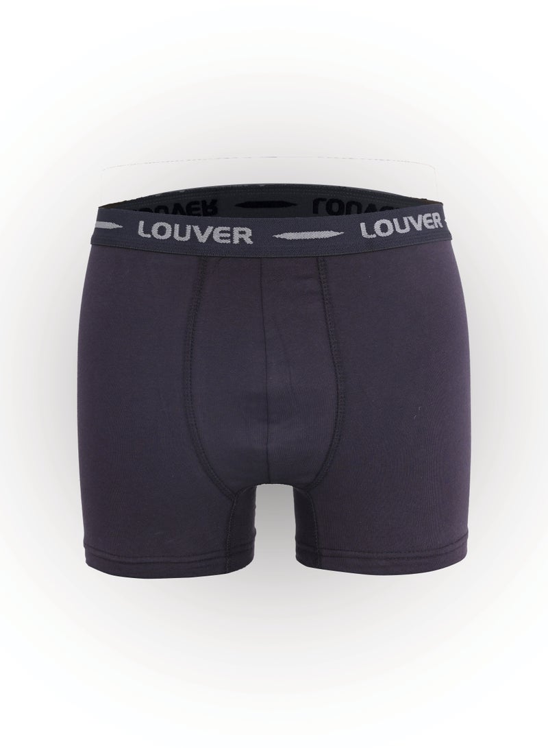 LOUVER 6 Pack Men's Underwear & Briefs Underwear, Breathable and Moisture-Proof Elastic Cotton Boxer Briefs, New Low Rise Size