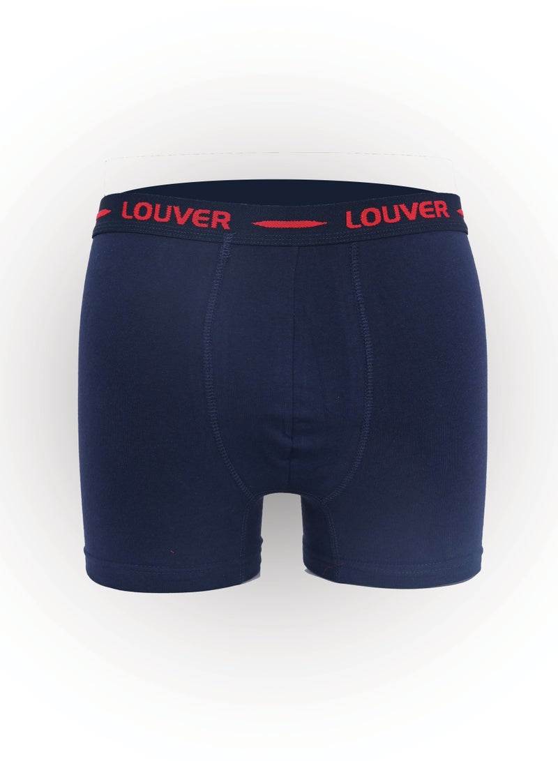 LOUVER 6 Pack Men's Underwear & Briefs Underwear, Breathable and Moisture-Proof Elastic Cotton Boxer Briefs, New Low Rise Size