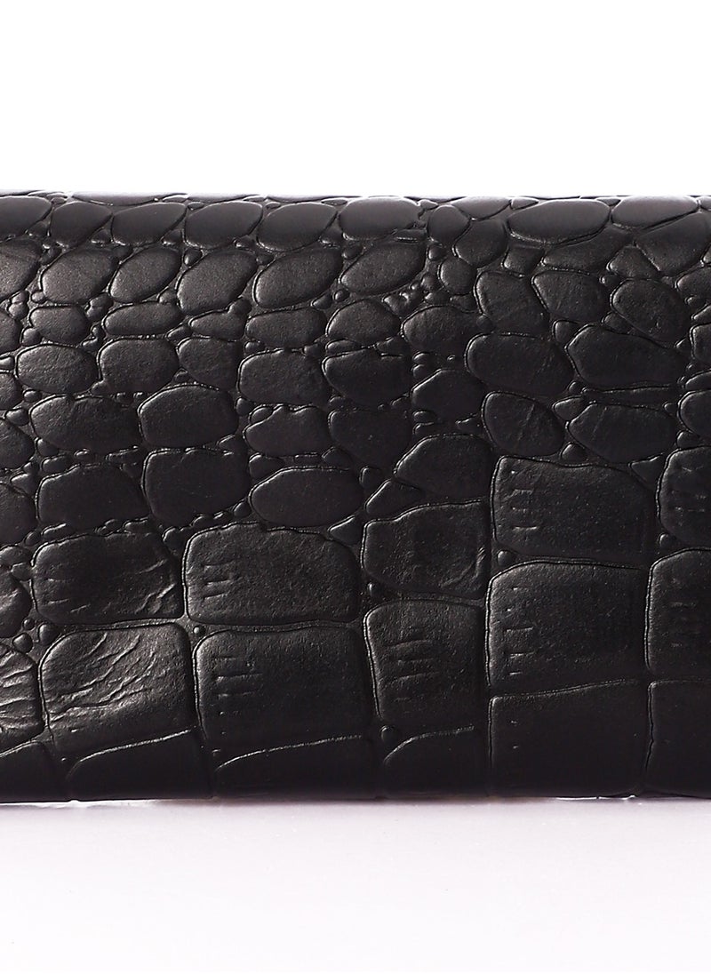ماركة غير محددة محفظة نسائية من الجلد الحقيقي (RO 306) مع جيب للعملات المعدنية - حامل بطاقات ثلاثي الطي مصمم للسيدات مع محافظ نافذة لبطاقة الهوية  - Image 3